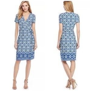 The Limited Mykonos Print Faux Wrap Dress NWT, XS